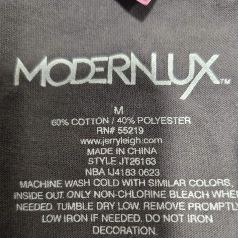 Modern Lux Gray Short Sleeve Tee sz M - Picture 5 of 6